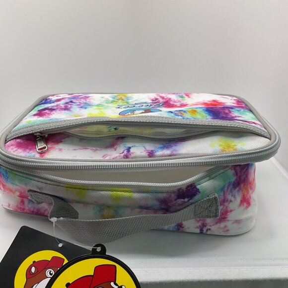 Buc-ees Kids Insulated Tie-Dye Lunch Bag With Handle & Zipper Closure Lightweigh - Picture 4 of 4